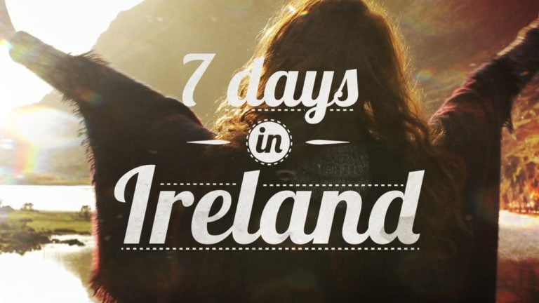 Jump into the drivers seat on a glorious 7 day Irish Road Trip (Video)