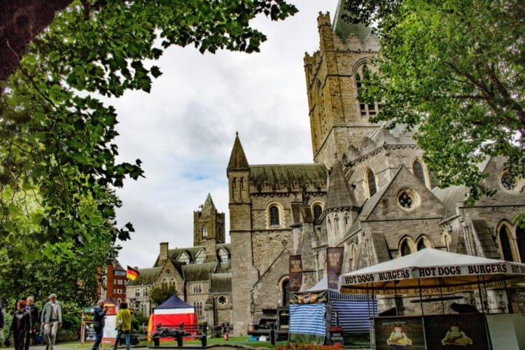 Christ Church cathedral in dublin city