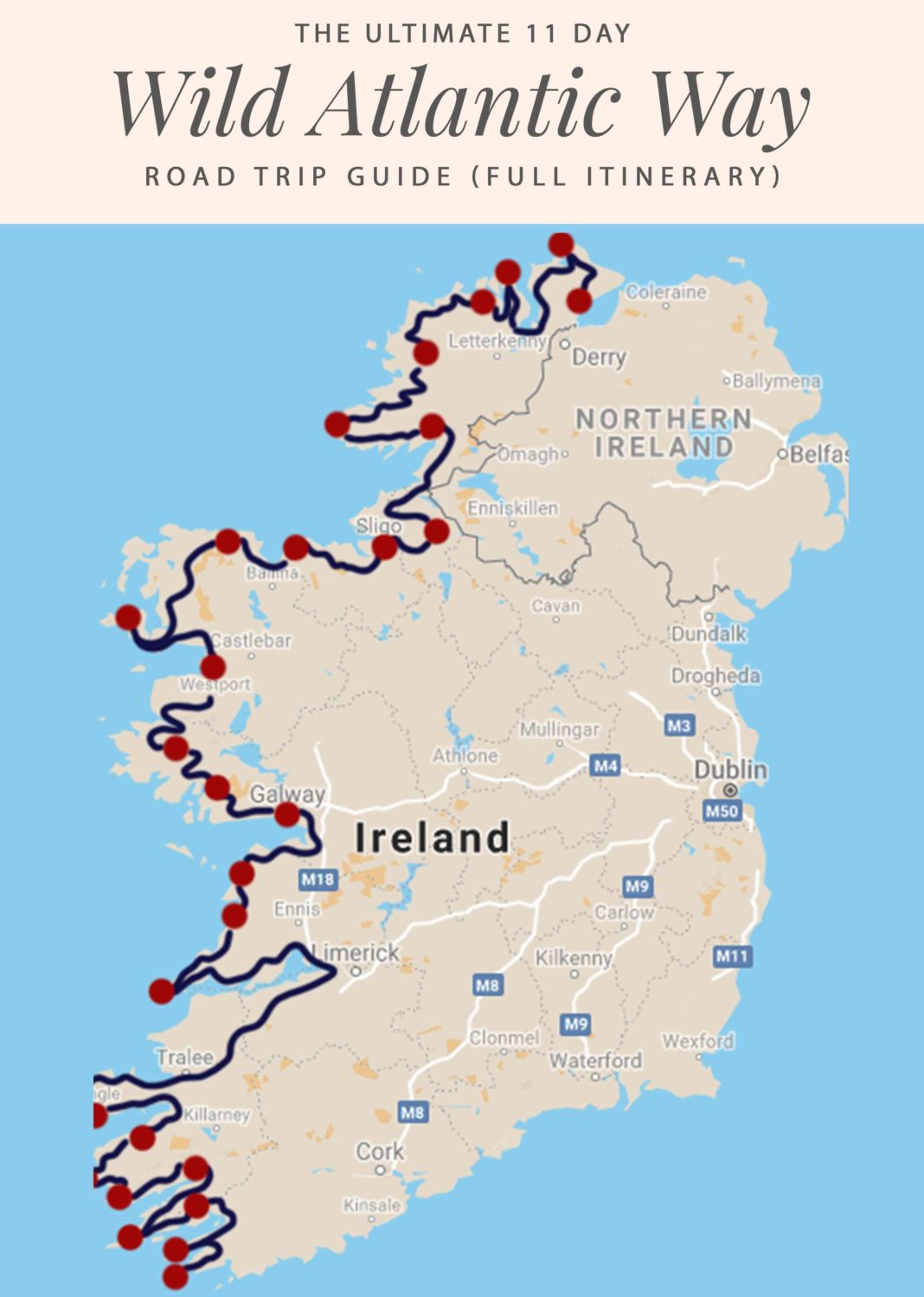 Wild Atlantic Way Itinerary A LOCALS Detailed 2020 Guide