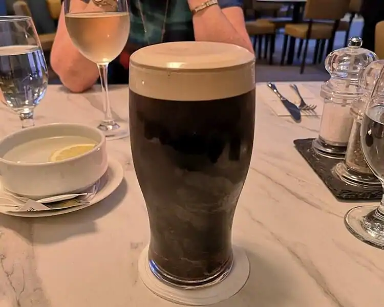 guinness at the dingle Skellig hotel