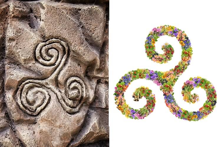 Celtic spiral knot