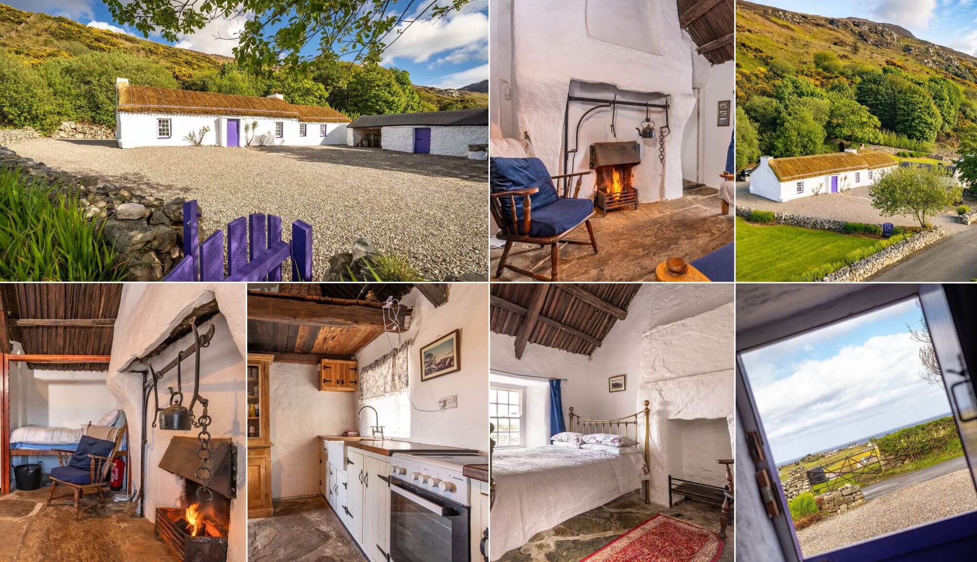 collage showing Kate's Cottage