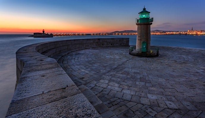 Dun Laoghaire West pier sunrise