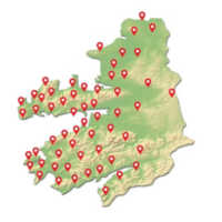 map of Kerry