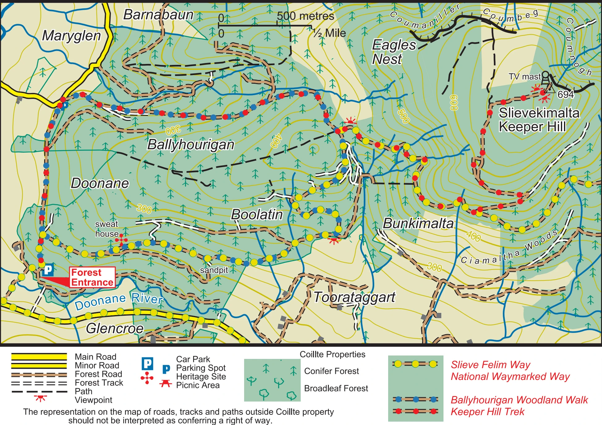 Keeper Hill map