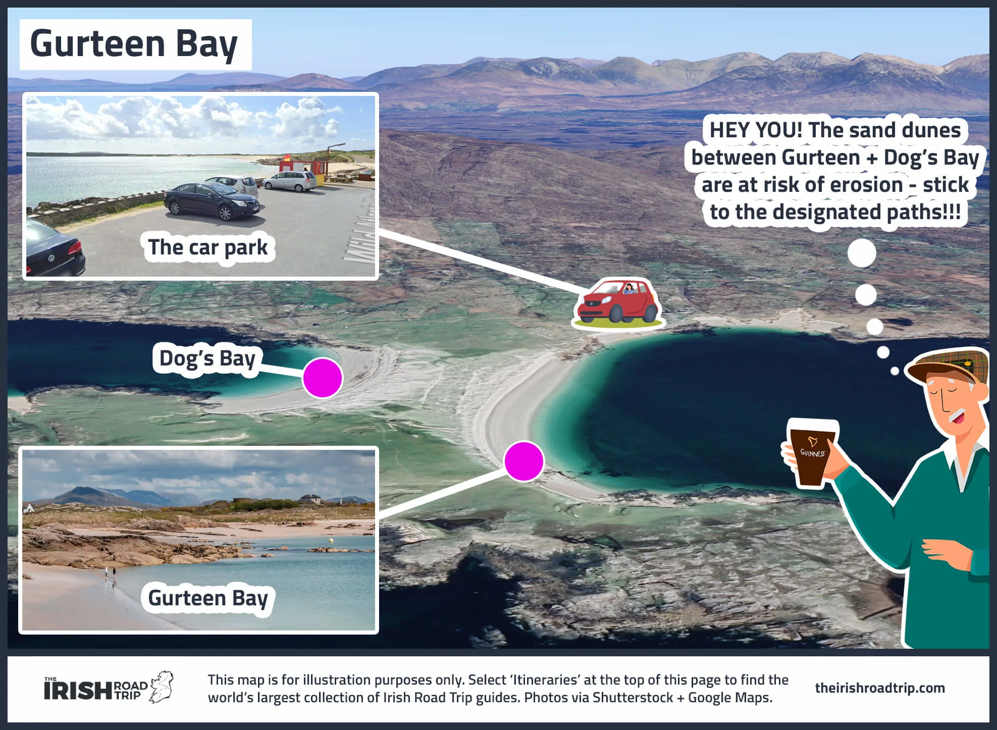 gurteen bay beach map