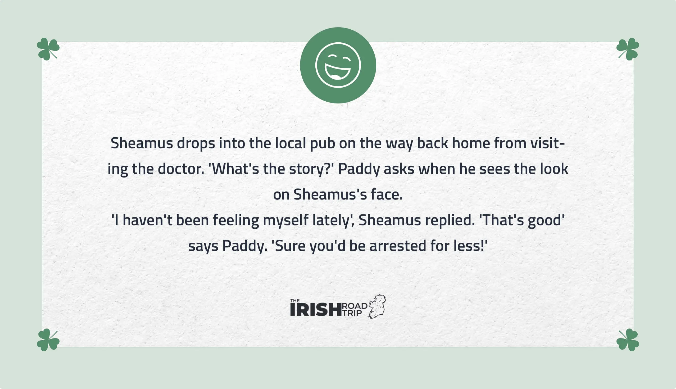 best short irish jokes