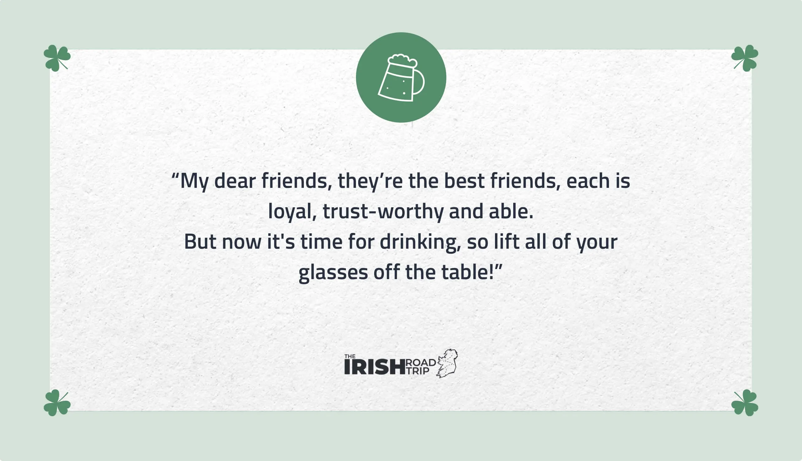 funny irish drinking toast