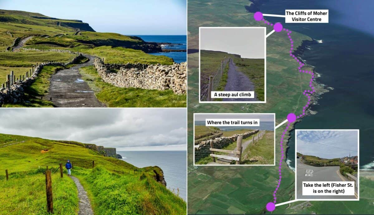 The Doolin Cliff Walk Trail Guide With Map