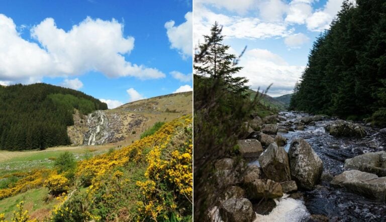 glenmacnass waterfall wicklow mountains