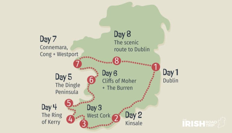 8 days in ireland itinerary