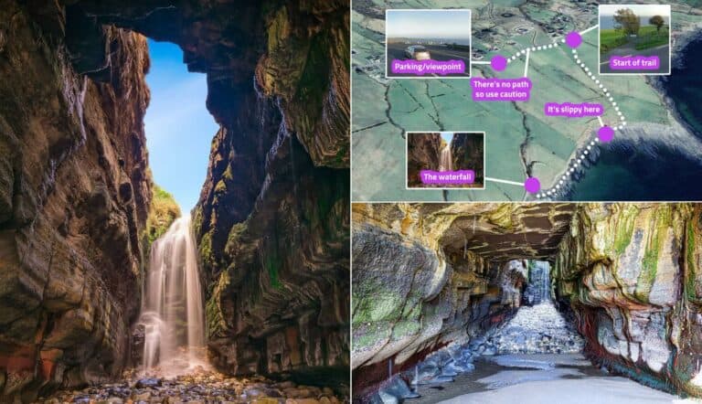secret waterfall donegal
