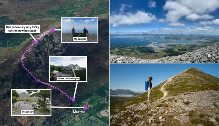 climbing croagh patrick