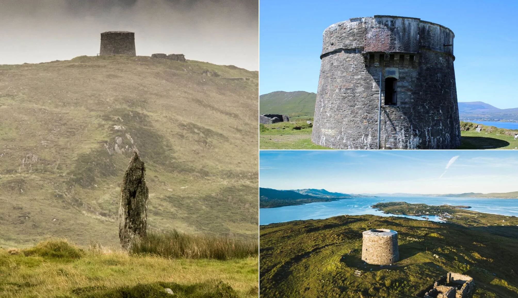 Martello towers on bere island