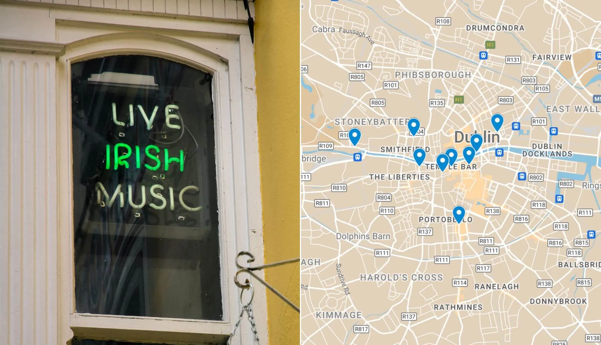 pubs with live music in Dublin