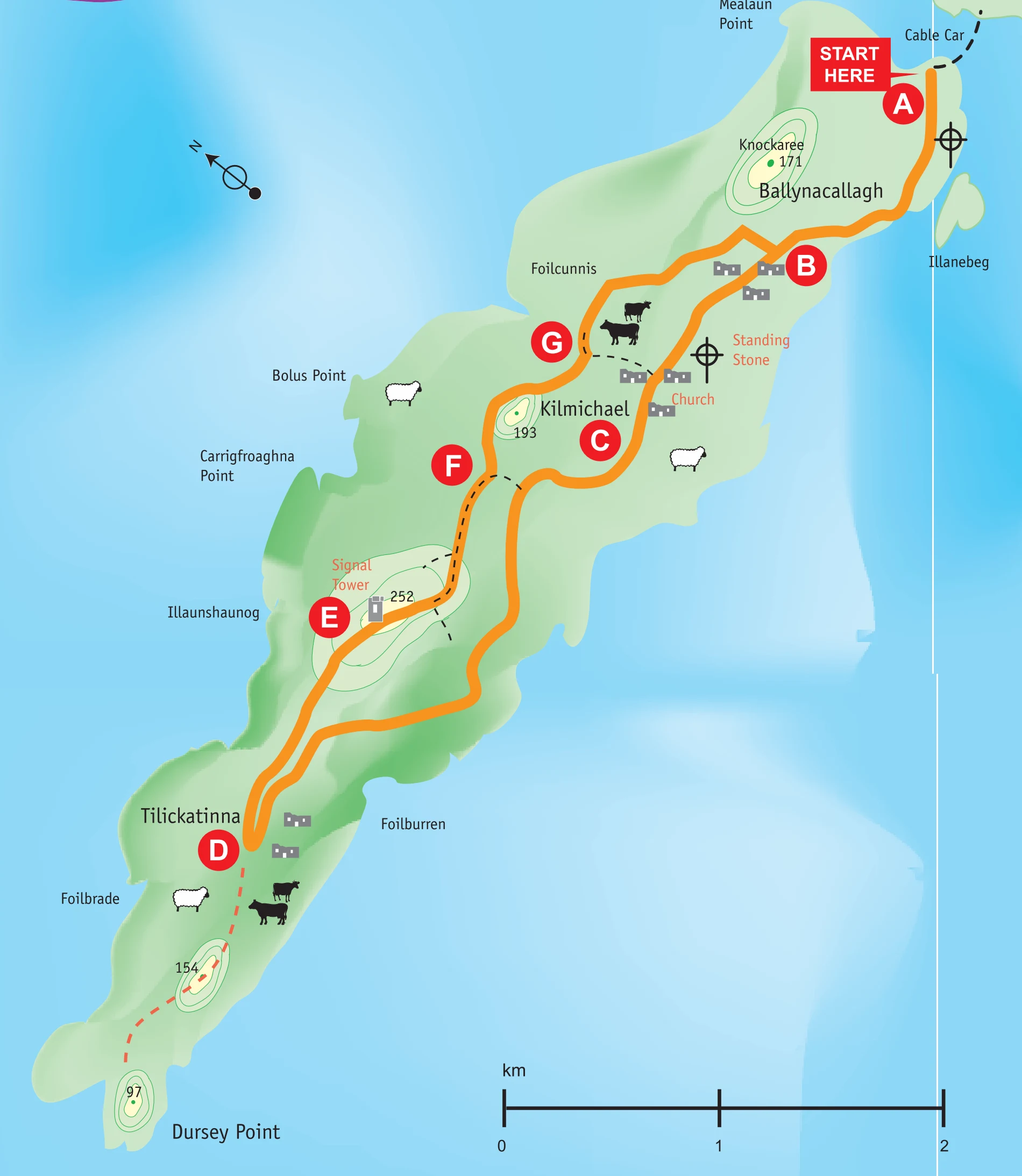 dursey island walk map