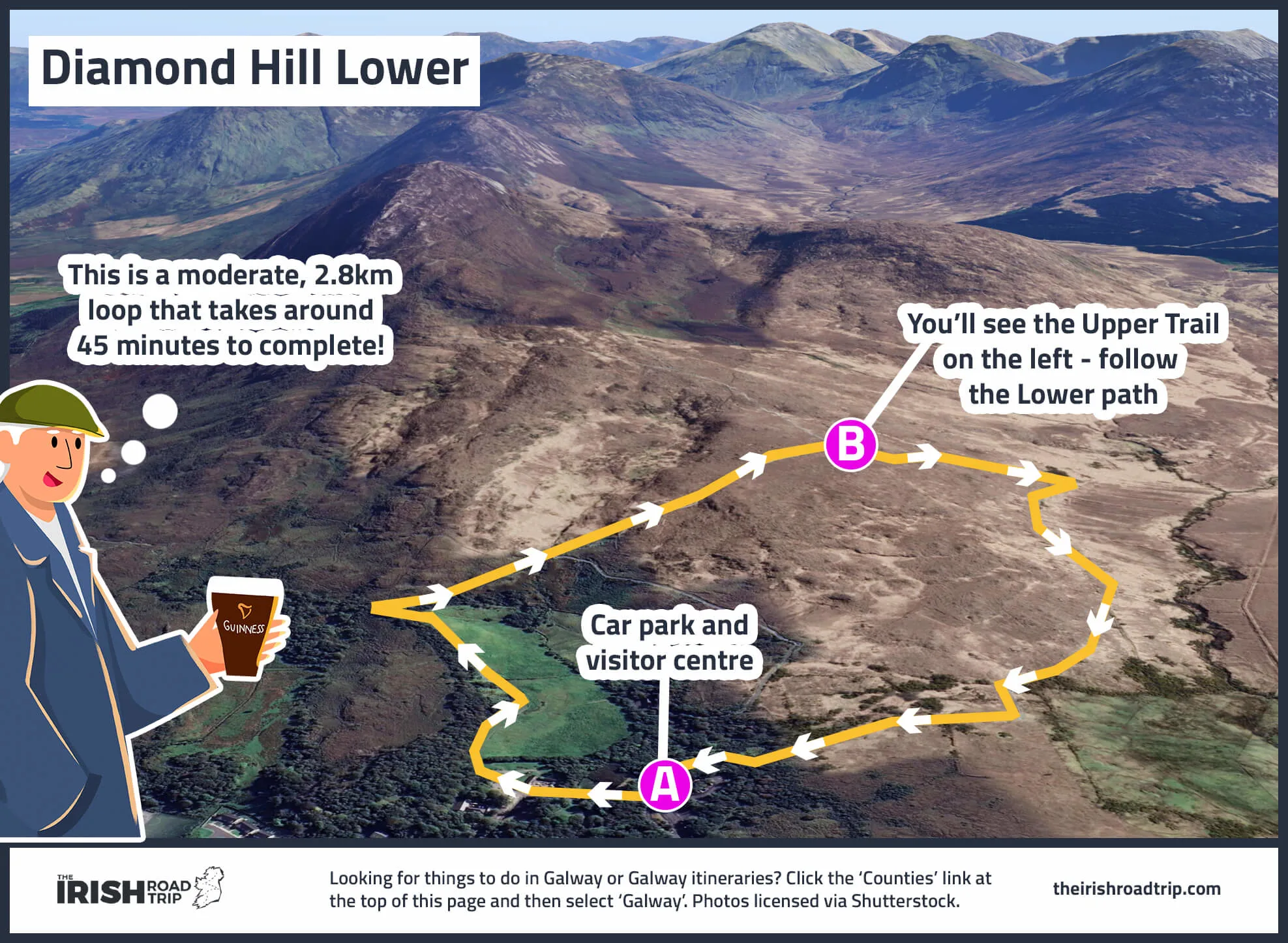 diamond hill walk map