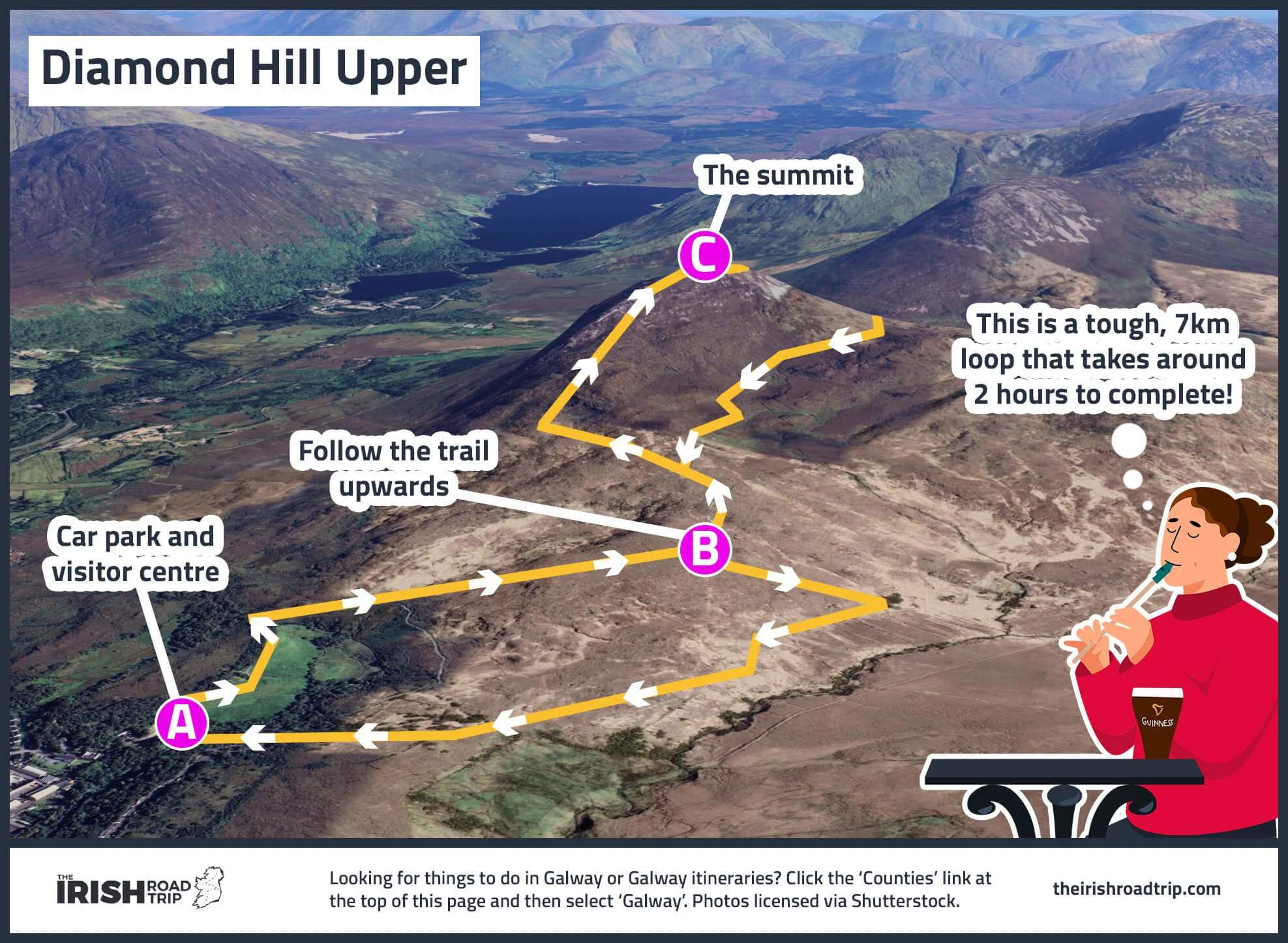 diamond hill hike map