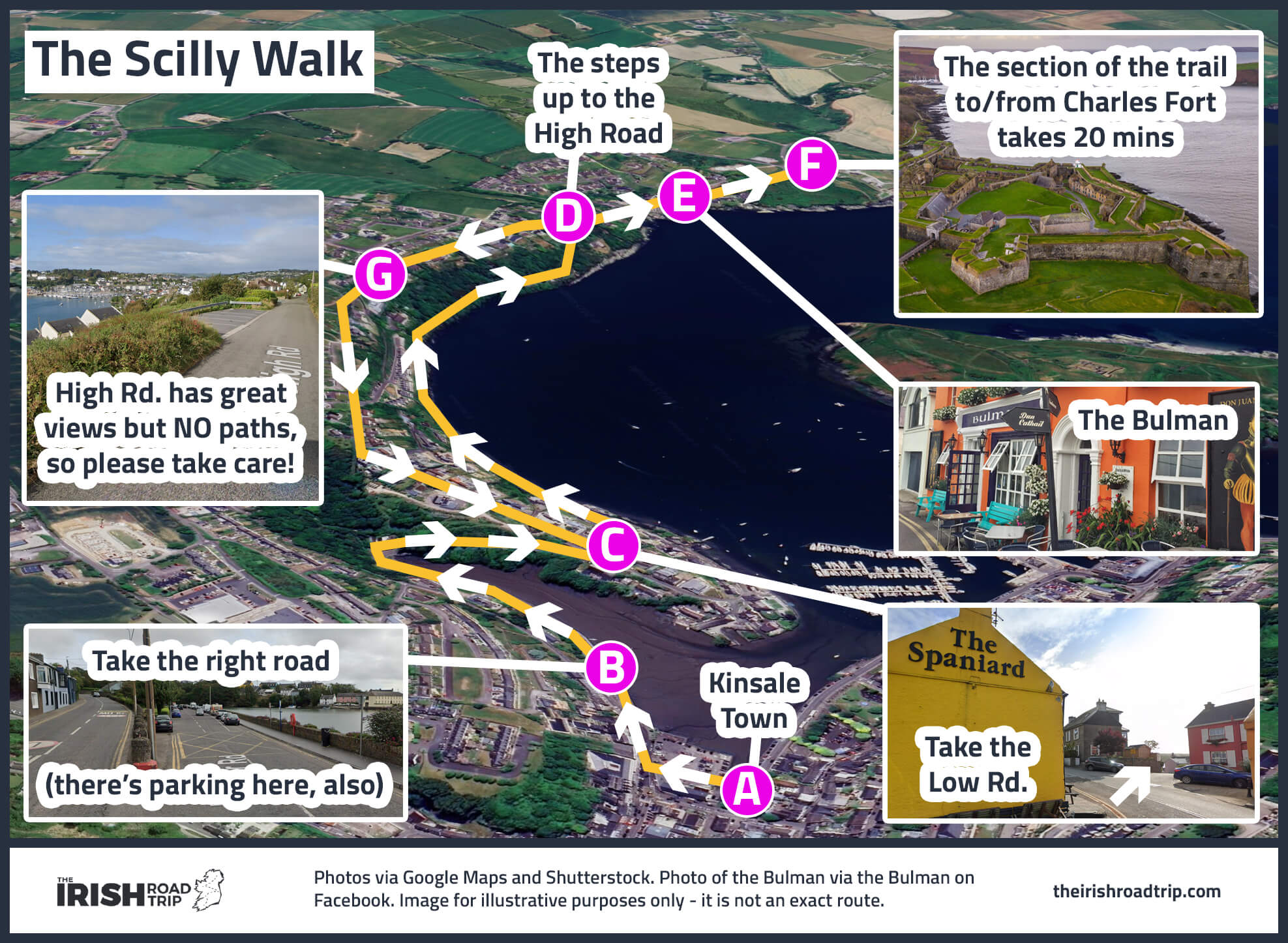 scilly walk map