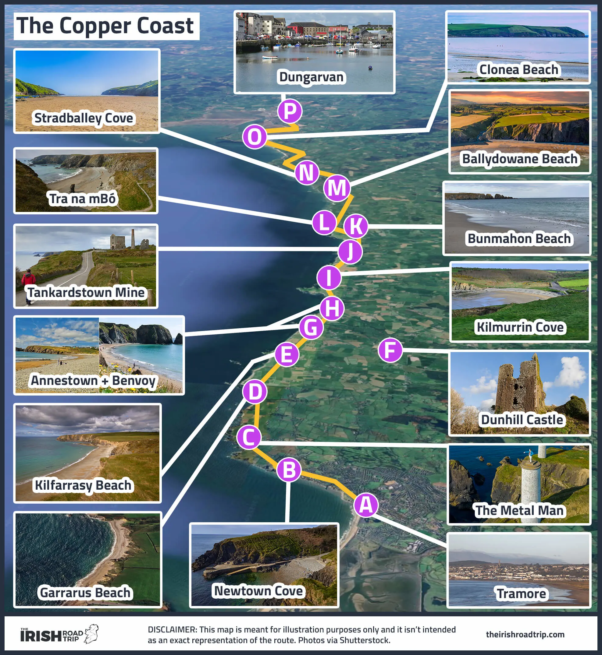 copper coast drive map