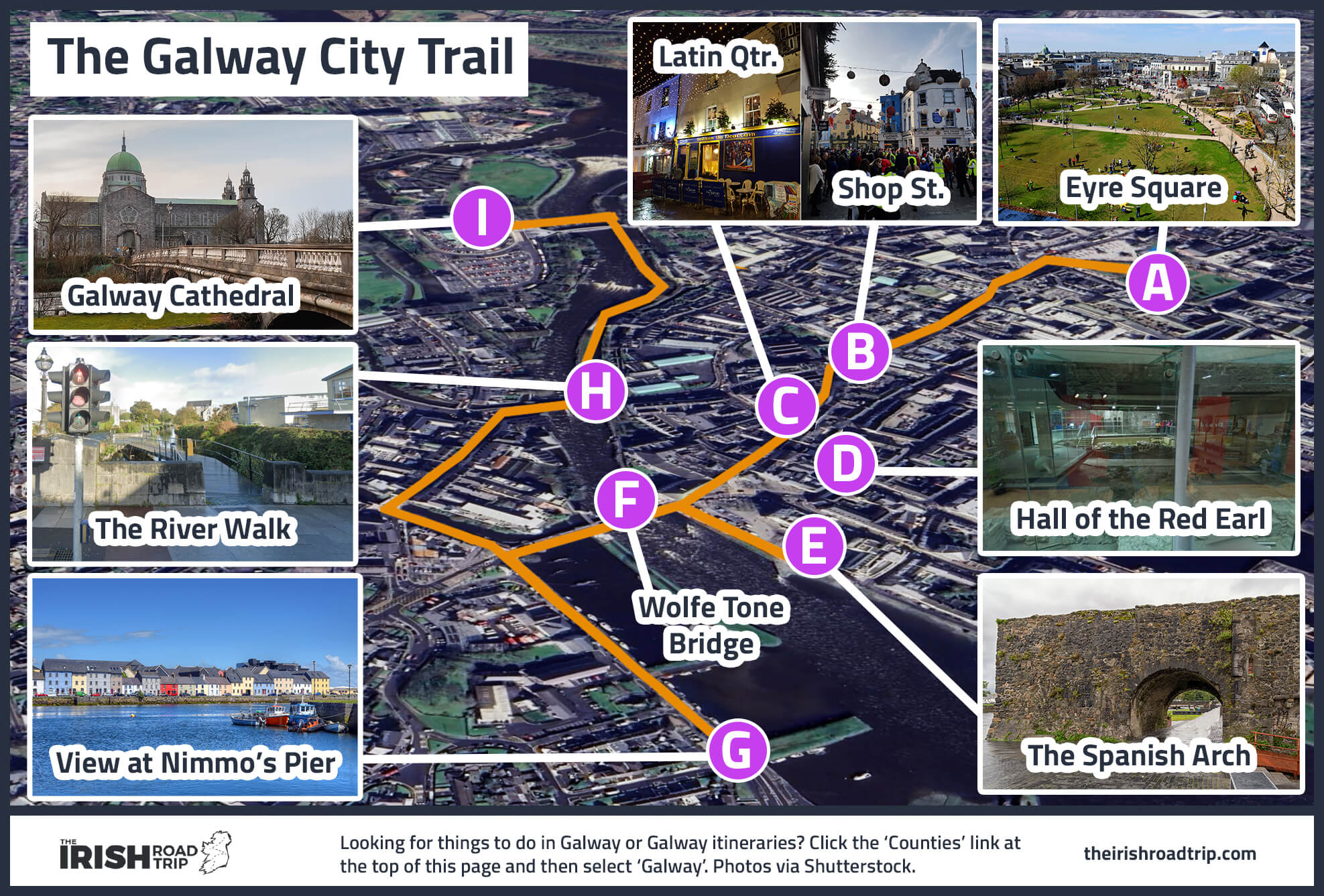 Galway Walking Tour For First Times Includes Map Galway Walking Tour For First Times Includes Map