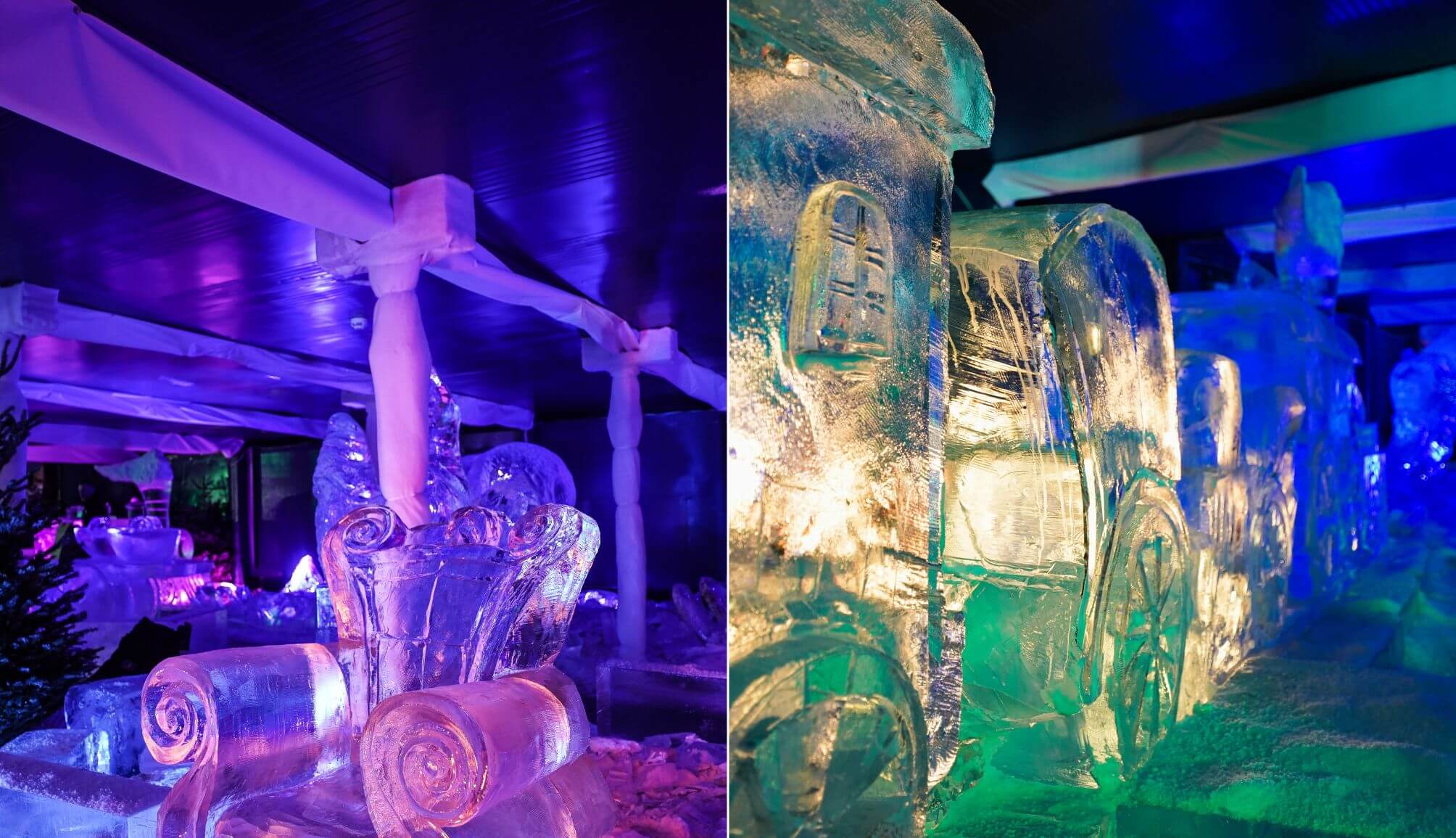 the ice museum at the smithfield Christmas Market