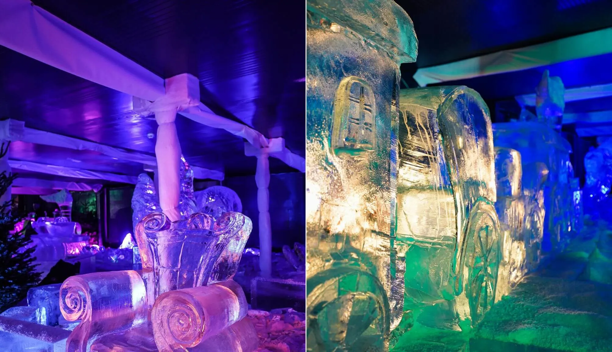 the ice museum at the smithfield Christmas Market