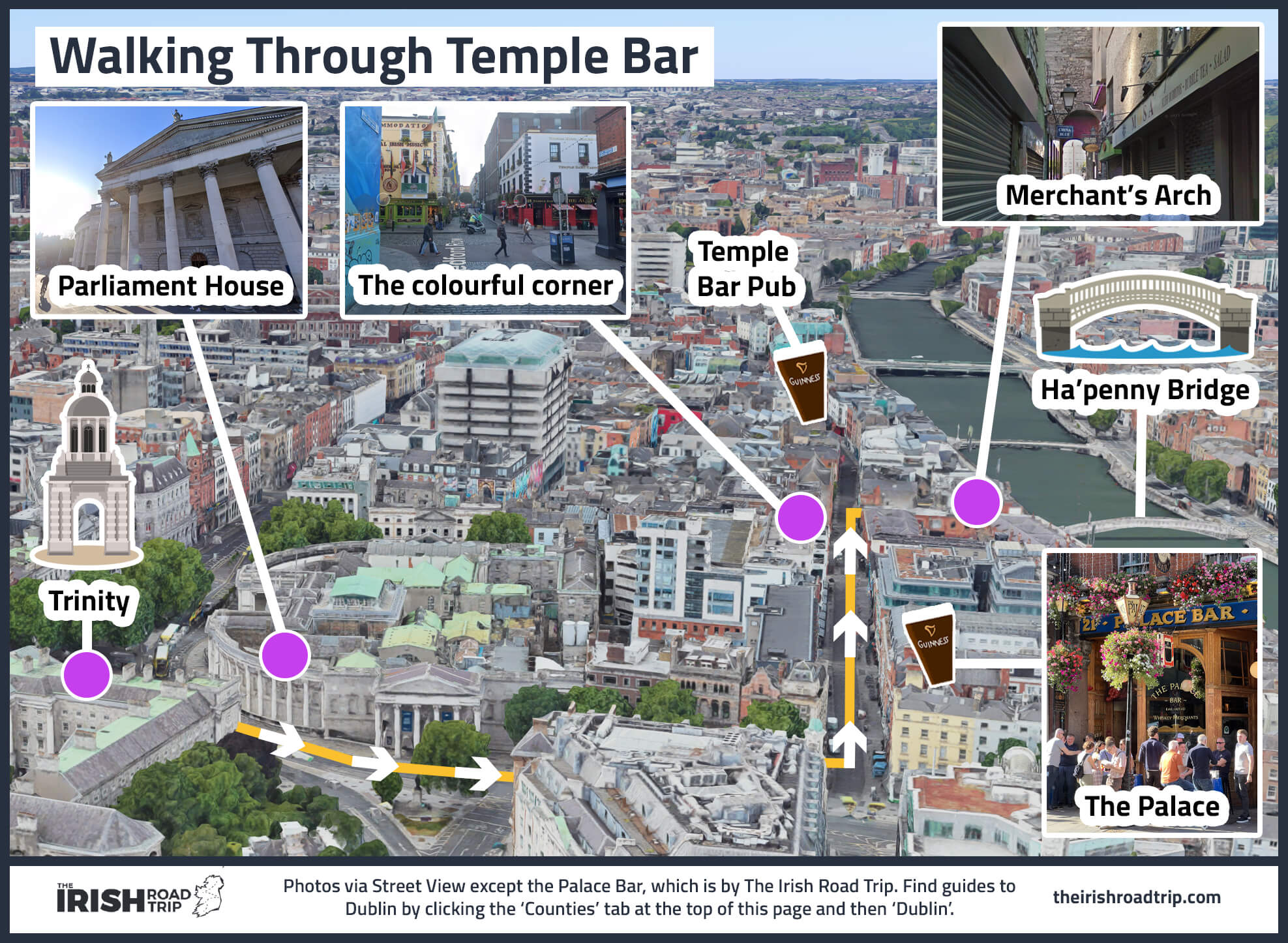 walking through temple bar