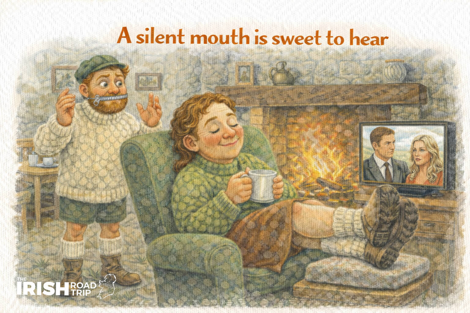 old irish saying about being quiet