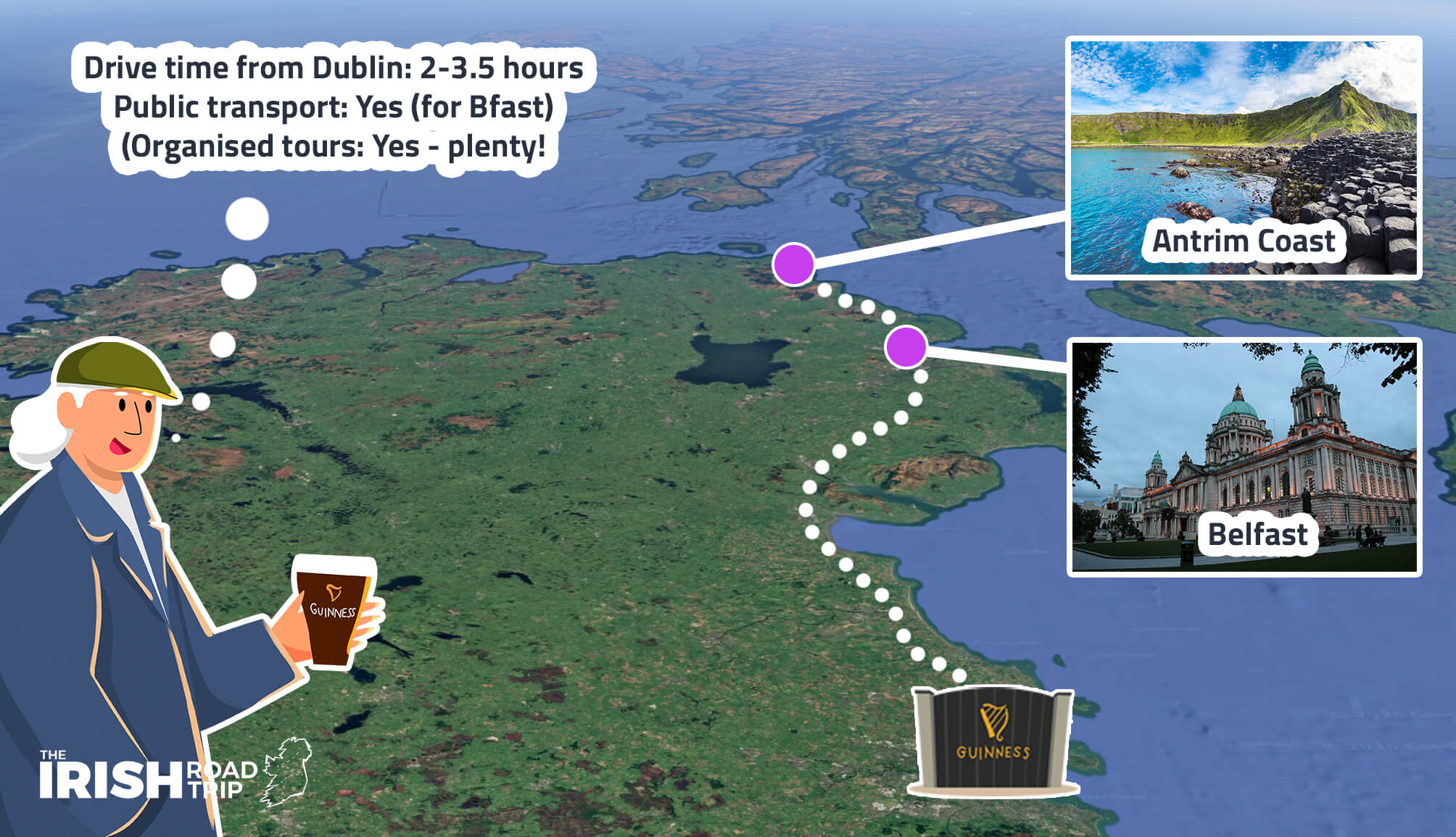 dublin to belfast day trip