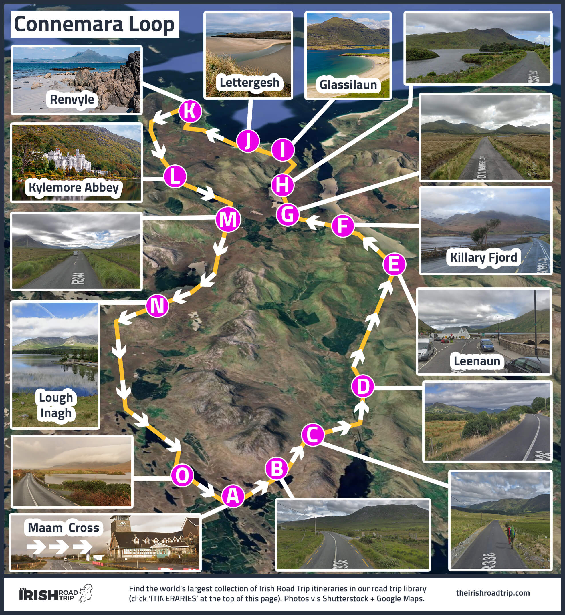 Connemara Loop Guide With Map - Connemara Loop Map 1