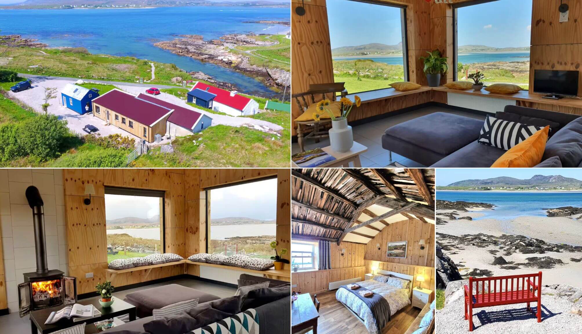 sea views from Donegal cabin