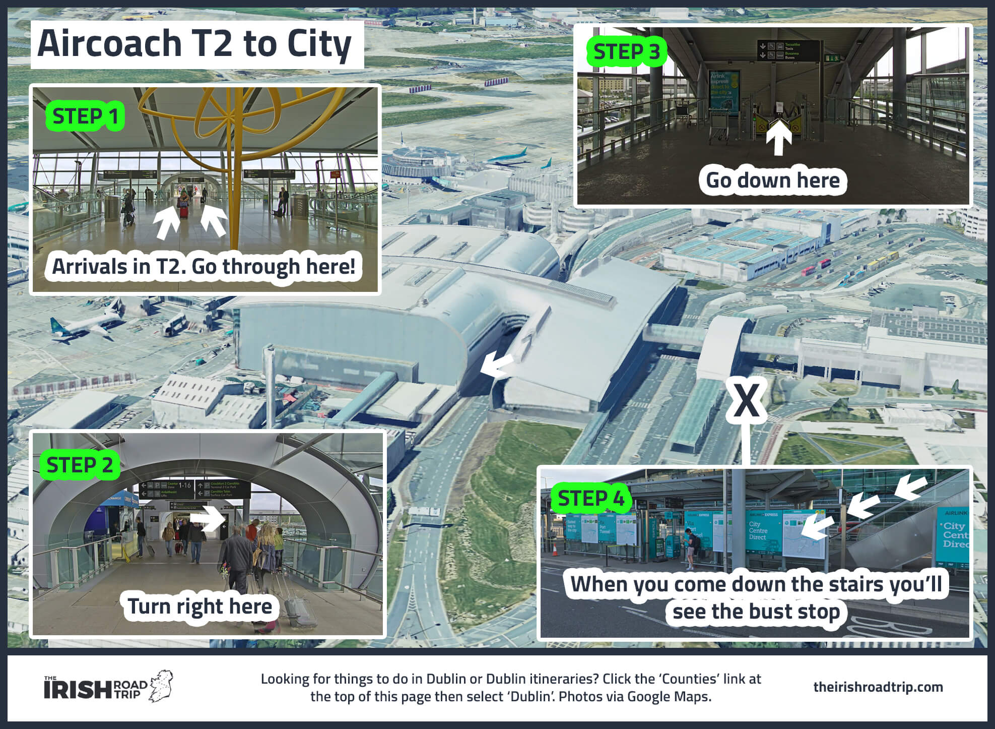 Aircoach t2 to Dublin City
