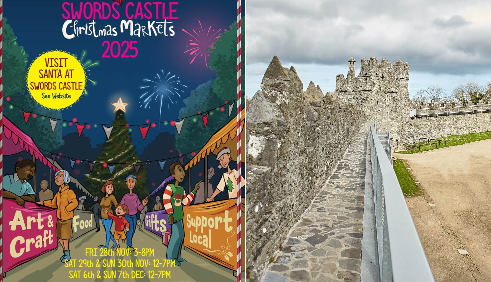 Swords Castle Christmas Market 2025