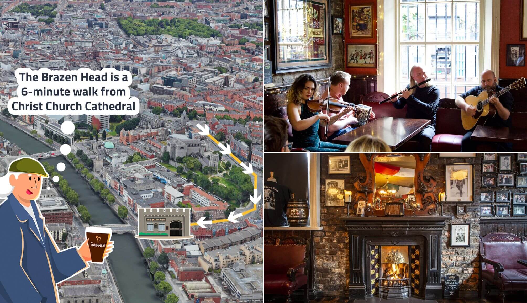 live music at The Brazen Head