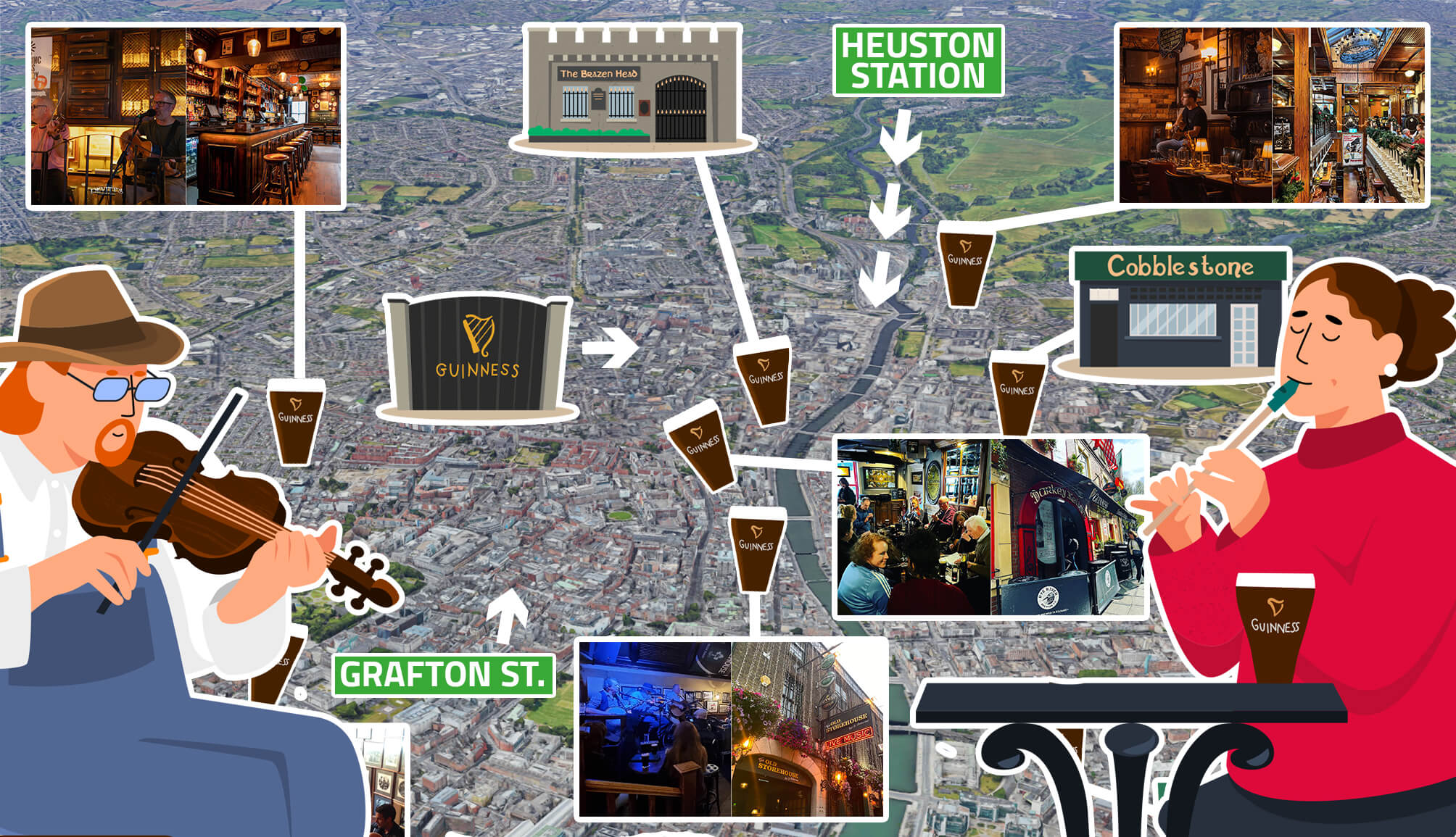 pubs with live music in Dublin