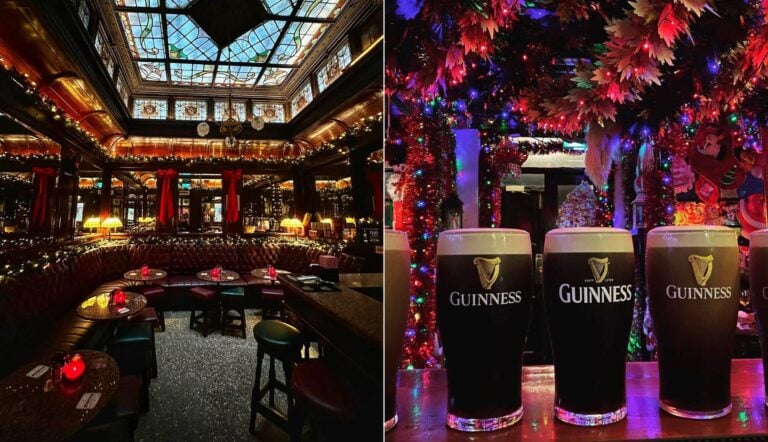 Christmassy pubs in Dublin