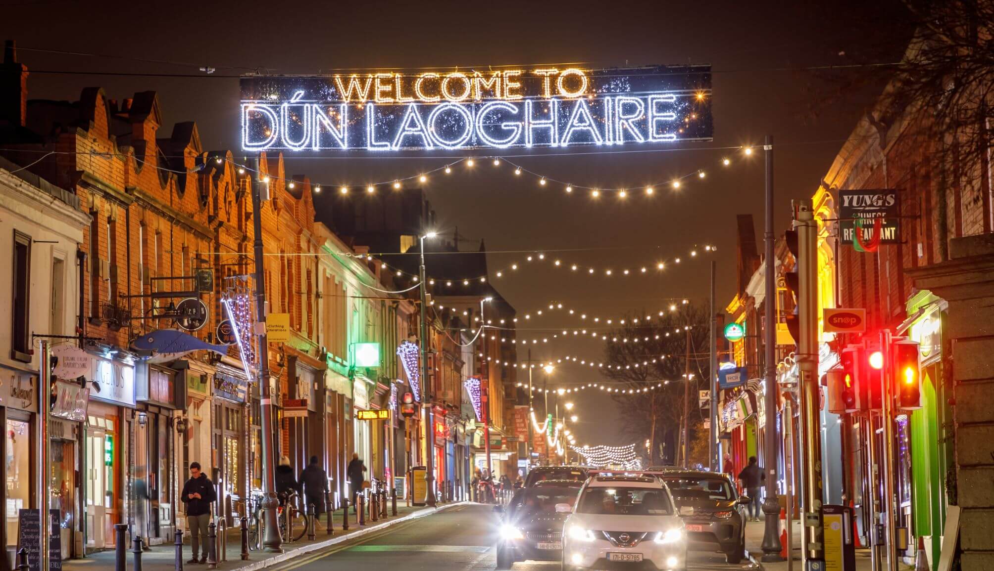 Dun Laoghaire at Christmas
