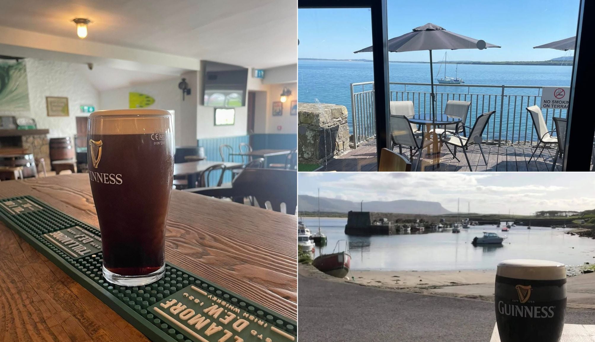 a pint with a view on mullaghmore