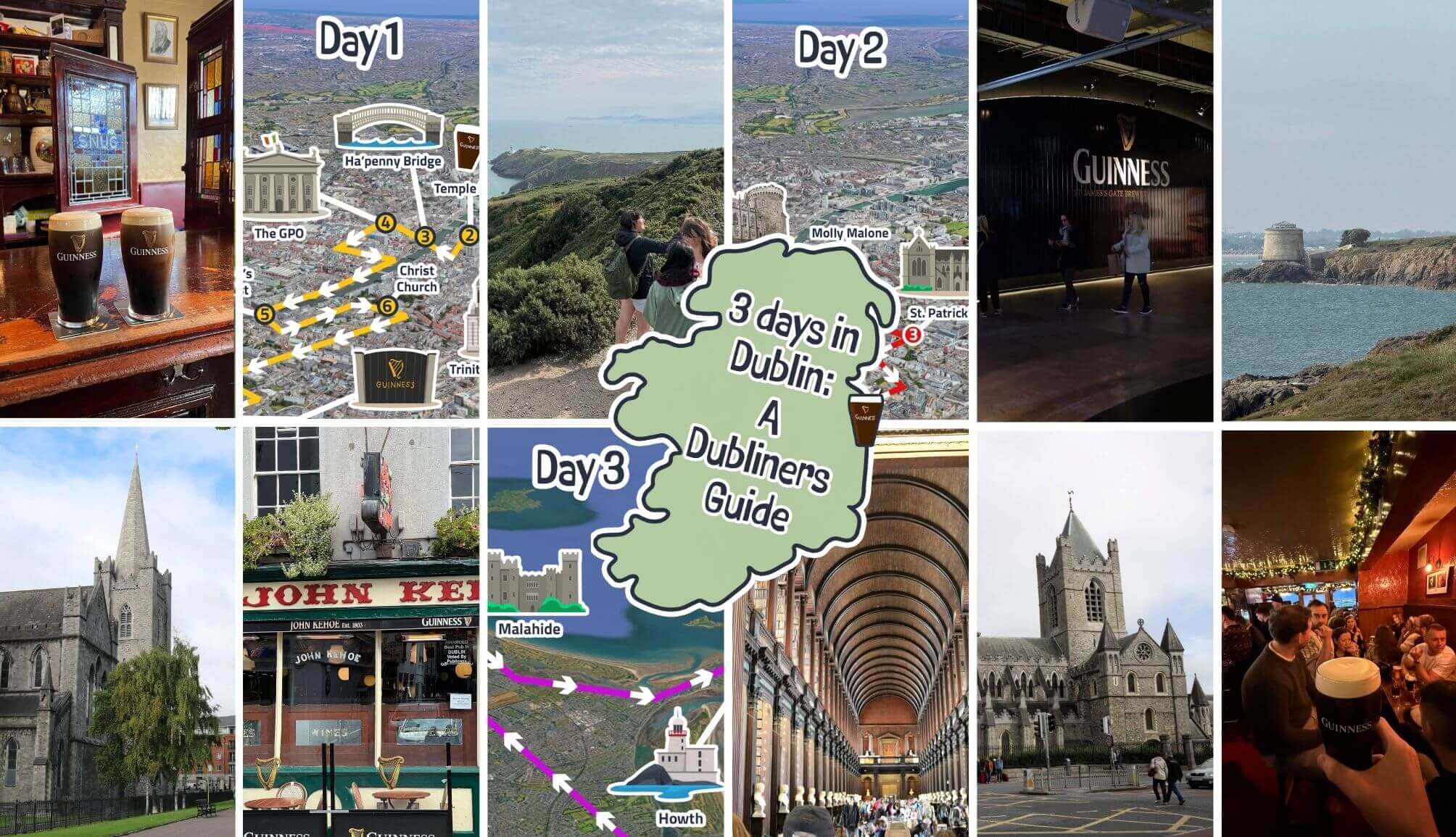 how to spend 3 days in dublin