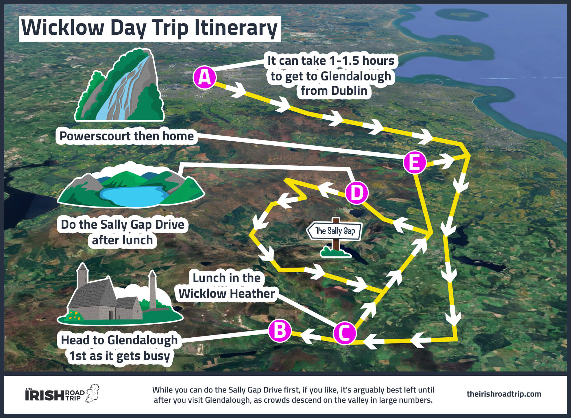wicklow day trip map