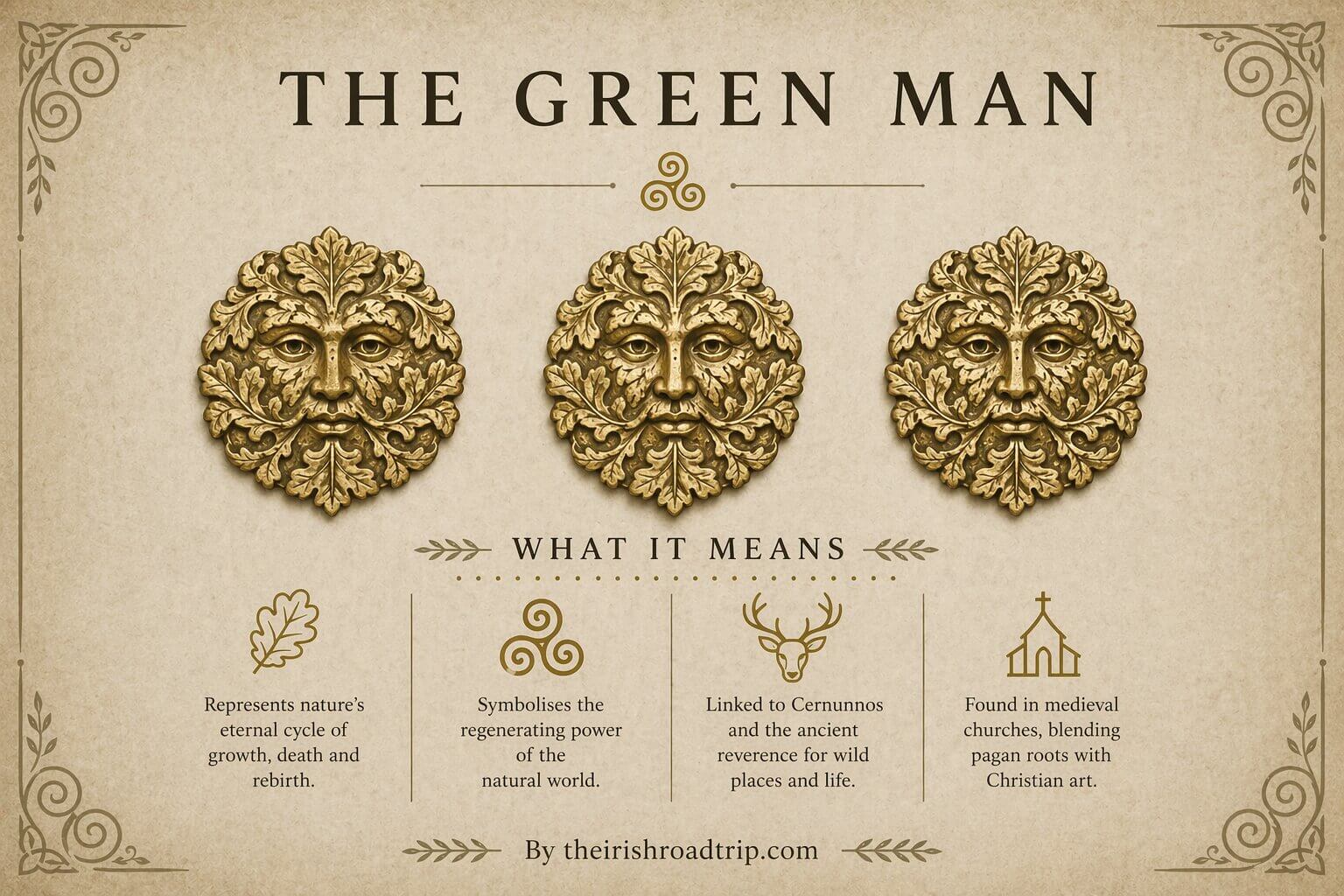 The Green Man in Celtic mythology