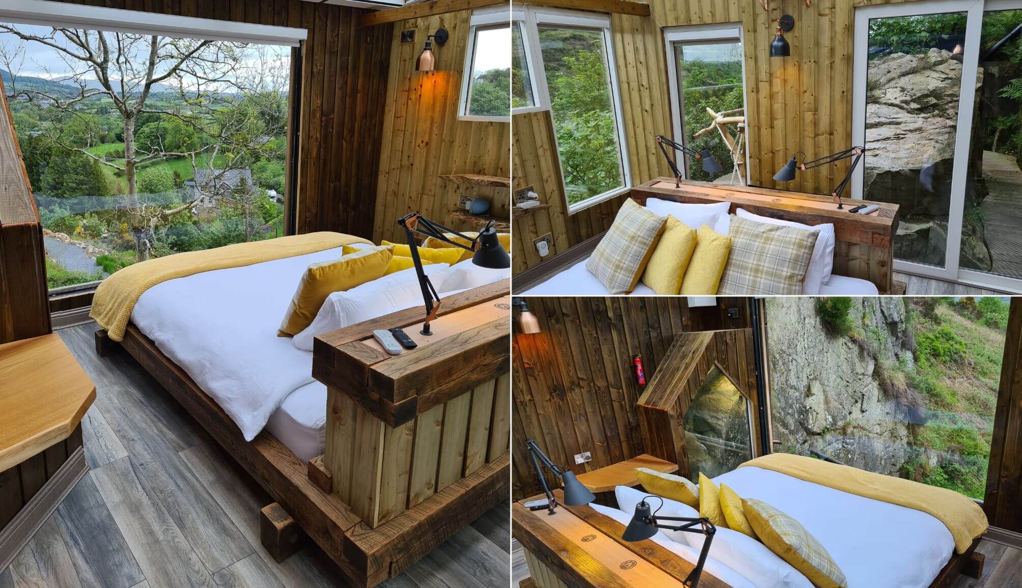 the room at Balance Treehouse