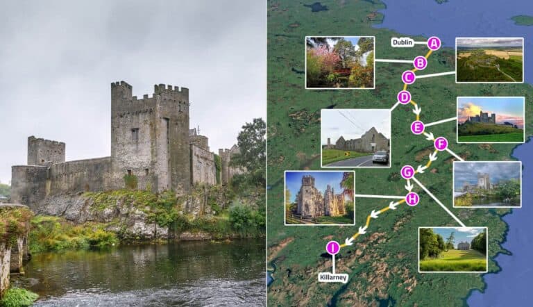 Dublin to killarney stops